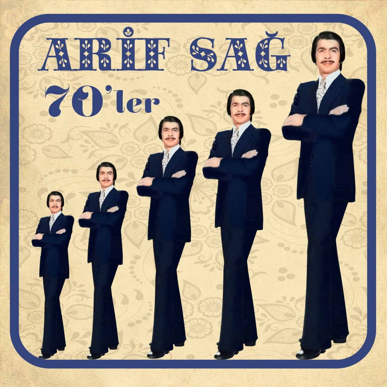 ARİF SAĞ - 70'LER - LP 180GR AÇILIR KAPAK 2021 BASIM SIFIR PLAK