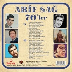 ARİF SAĞ - 70'LER - LP 180GR AÇILIR KAPAK 2021 BASIM SIFIR PLAK