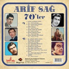 ARİF SAĞ - 70'LER - LP 180GR AÇILIR KAPAK 2021 BASIM SIFIR PLAK