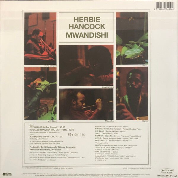 HERBIE HANCOCK – MWANDISHI (1971 )- LP 2025 LIMITED EDITION NUMBERED REISSUE GREEN VINYL SIFIR PLAK