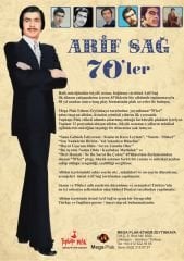 ARİF SAĞ - 70'LER - LP 180GR AÇILIR KAPAK 2021 BASIM SIFIR PLAK