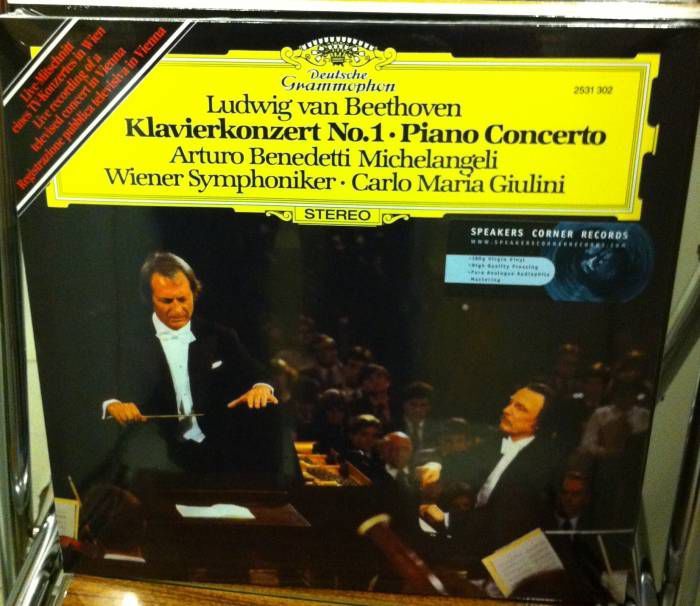 BEETHOVEN PIANO CON. NO.1 GIULINI LP 180 G
