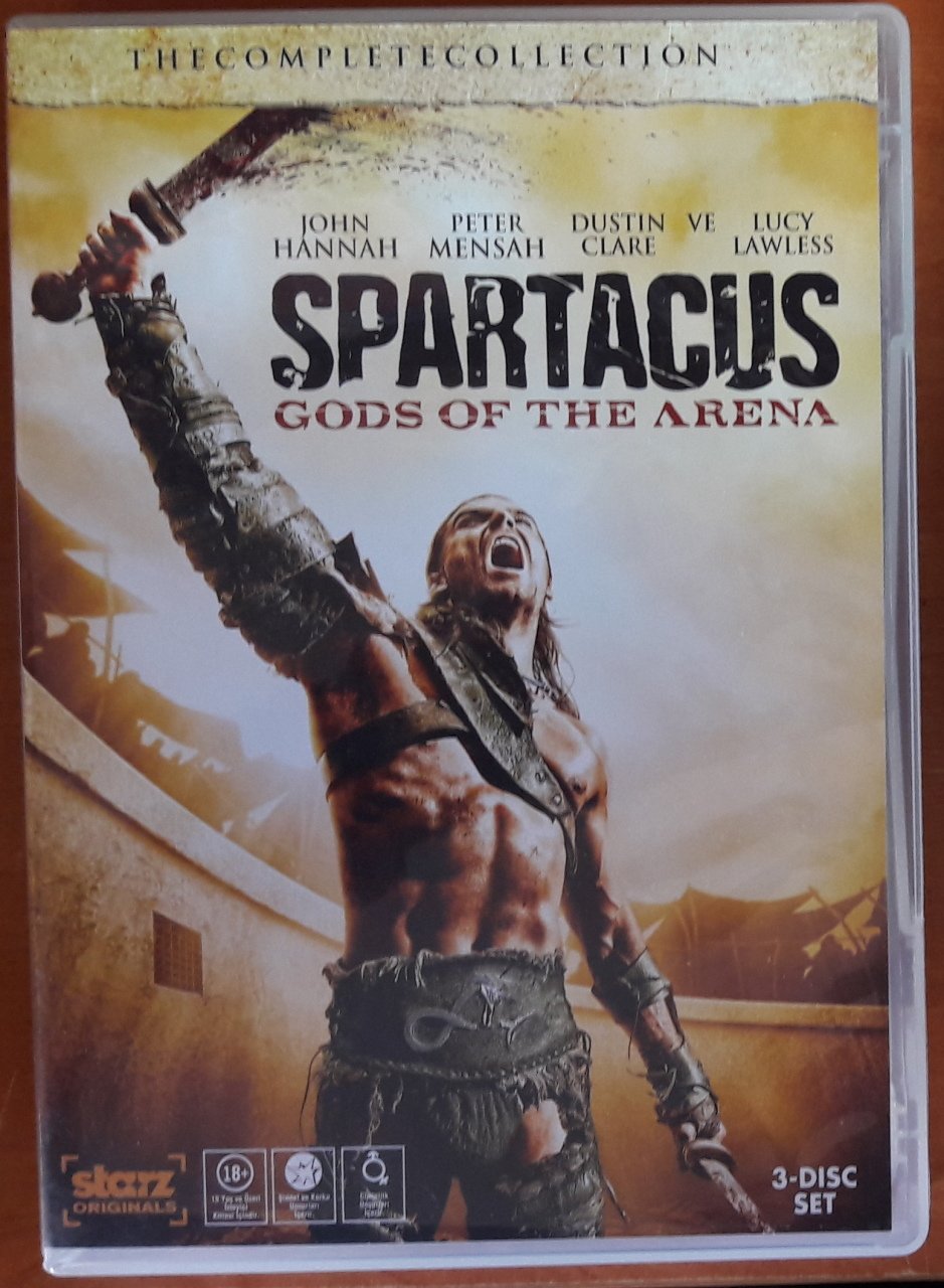 SPARTACUS GODS OF THE ARENA - THE COMPLETE COLLECTION - 3DVD 2.EL