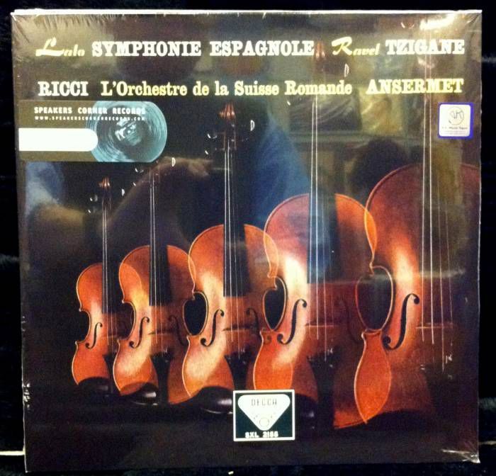 LALO - SYMHONY ESPAGNOLE, RAVEL - TZIGANE 180G LP