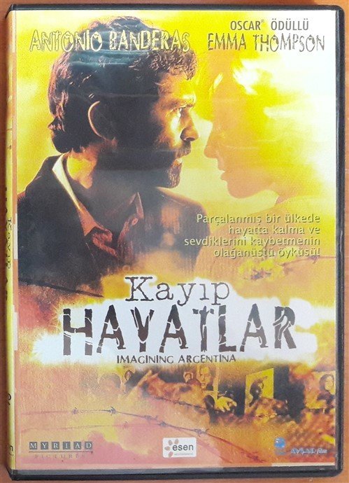 KAYIP HAYATLAR - IMAGINING ARGENTINA - ANTONIO BANDERAS - EMMA THOMPSON - DVD 2.EL