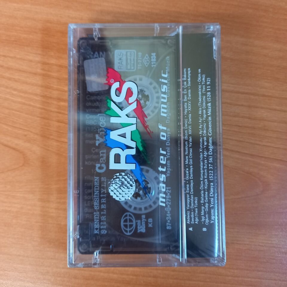 CAN YÜCEL - SESİNİ KAYBETMEYEN ŞİİR / KENDİ SESİNDEN ŞİİRLERİYLE (1997) - KASET SIFIR