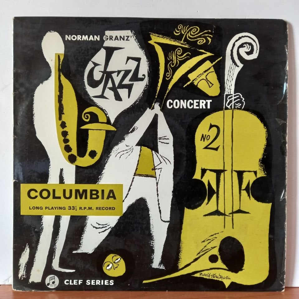 NORMAN GRANZ JAZZ CONCERT NO. 2 / CHARLIE PARKER WITH STRINGS, OSCAR PETERSON, COLEMAN HAWKINS, THE BUDDY RICH TRIO (1957) - LP 2.EL PLAK