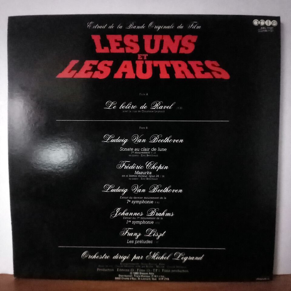 EXTRAIT DE LA BANDE ORIGINALE DU FILM \'\'LES UNS ET LES AUTRES\'\' / ORCHESTRE SYMPHONIQUE DIRECTION MICHEL LEGRAND – LE BOLERO DE RAVEL (1983) - LP 2.EL PLAK