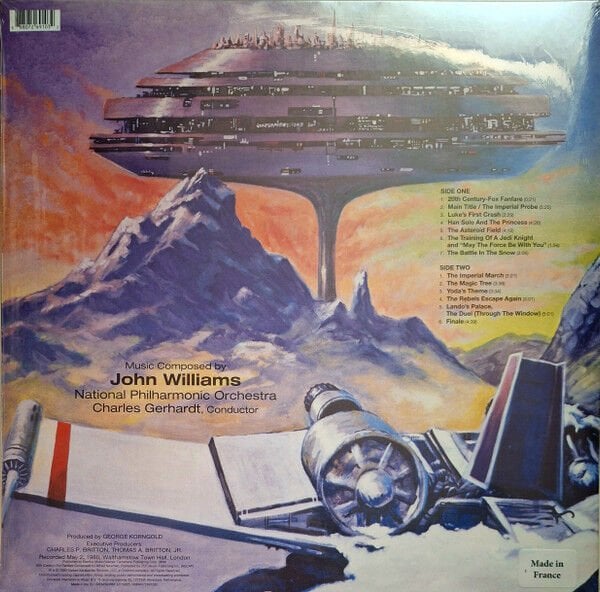 STAR WARS THE EMPIRE STRIKES BACK - SOUNDTRACK / MUSIC BY JOHN WILLIAMS / CHARLES GERHARDT & NATIONAL PHILHARMONIC ORCHESTRA (1980) - LP 2025 COLOURED VINYL EDITION SIFIR PLAK