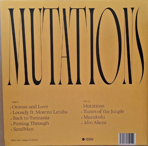 FAIZAL MOSTRIXX - MUTATIONS (2023) - LP AFRICAN EXPERIMENTAL ELECTRONIC SIFIR PLAK