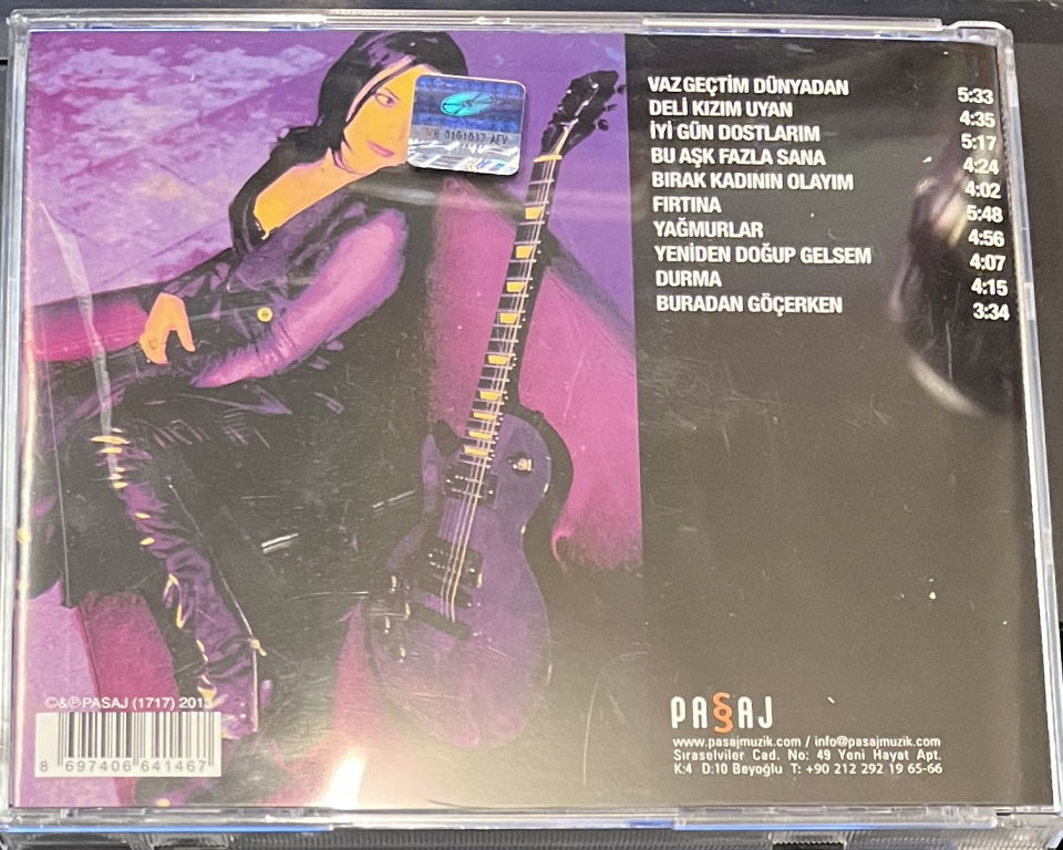 ŞEBNEM FERAH - KADIN (1996) - CD 2013 PASAJ MÜZİK BASKI 2.EL