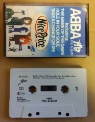 ABBA - THE ALBUM (1977) CASSETTE EPC 40-32321 MADE IN UK ''USED''