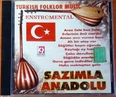 SAZIMLA ANADOLU / ENSTRÜMENTAL TURKISH FOLKLOR MUSIC CD 2.EL