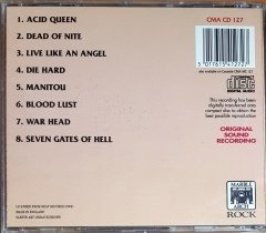 VENOM - ACID QUEEN (1991) MARBLE ARCH CD 2.EL