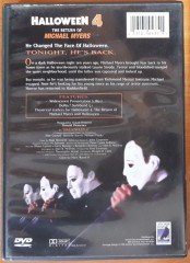HALLOWEEN 4 - DVD 2.EL 1. BÖLGE TR ALTYAZI YOKTUR