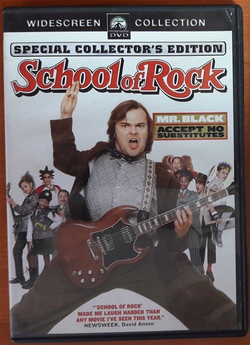 SCHOOL OF ROCK - JACK BLACK - RICHARD LINKLATER - DVD 2.EL