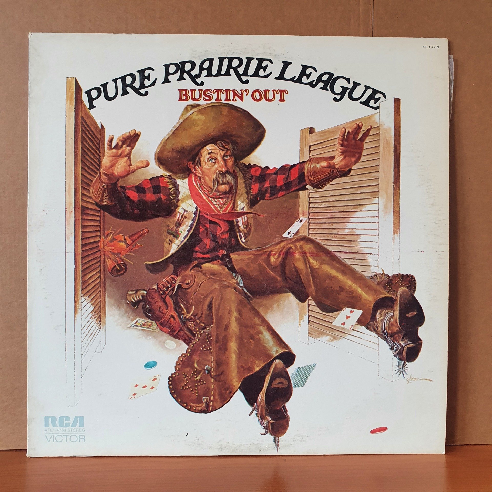 PURE PRAIRIE LEAGUE - BUSTIN' OUT (1977) - LP 2.EL PLAK