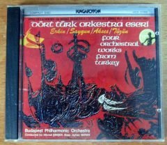 DÖRT TÜRK ORKESTRA ESERİ - ERKİN SAYGUN AKSES TÜZÜN - CD HİKMET ŞİMŞEK NADİR 2.EL