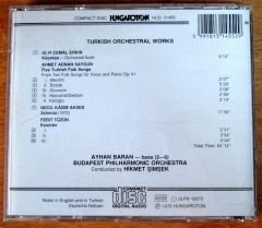 DÖRT TÜRK ORKESTRA ESERİ - ERKİN SAYGUN AKSES TÜZÜN - CD HİKMET ŞİMŞEK NADİR 2.EL