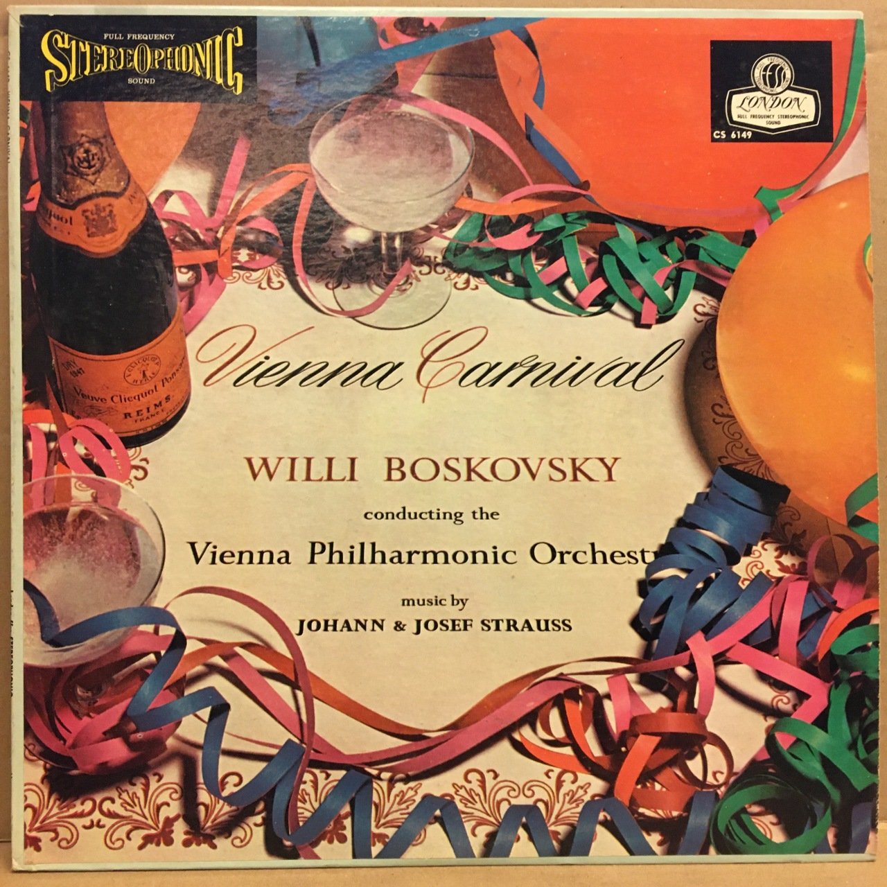 JOHAN & JOSEF STRAUSS VIENNA CARNIVAL, WILLI BOSKOVSKY 2.EL PLAK PLAK