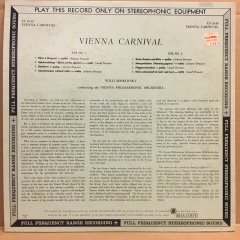 JOHAN & JOSEF STRAUSS VIENNA CARNIVAL, WILLI BOSKOVSKY 2.EL PLAK PLAK