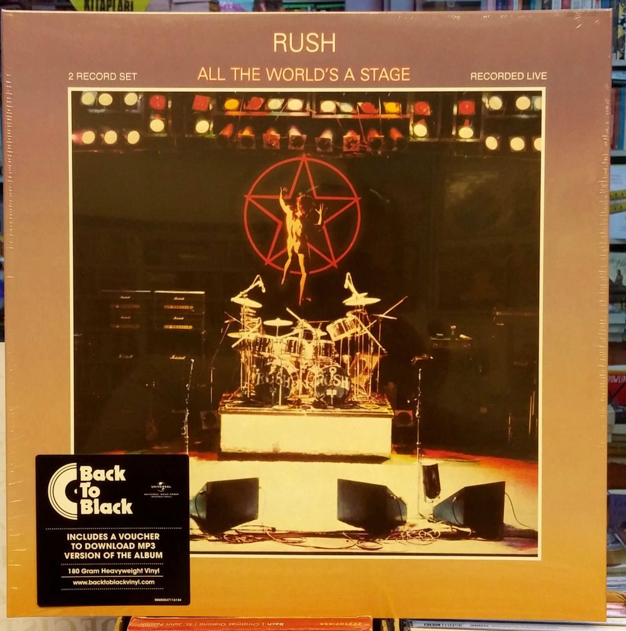 RUSH - ALL THE WORLD'S A STAGE 2LP 180 GR SFR