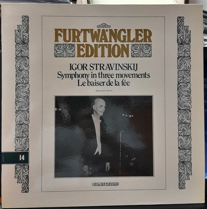 FURTWÄNGLER EDITION - STRAVINSKY: SYMPHONY IN THREE MOVEMENTS, BERLINER PHILHARMONIKER, WILHELM FURTWÄNGLER (1981) - PLAK 2.EL