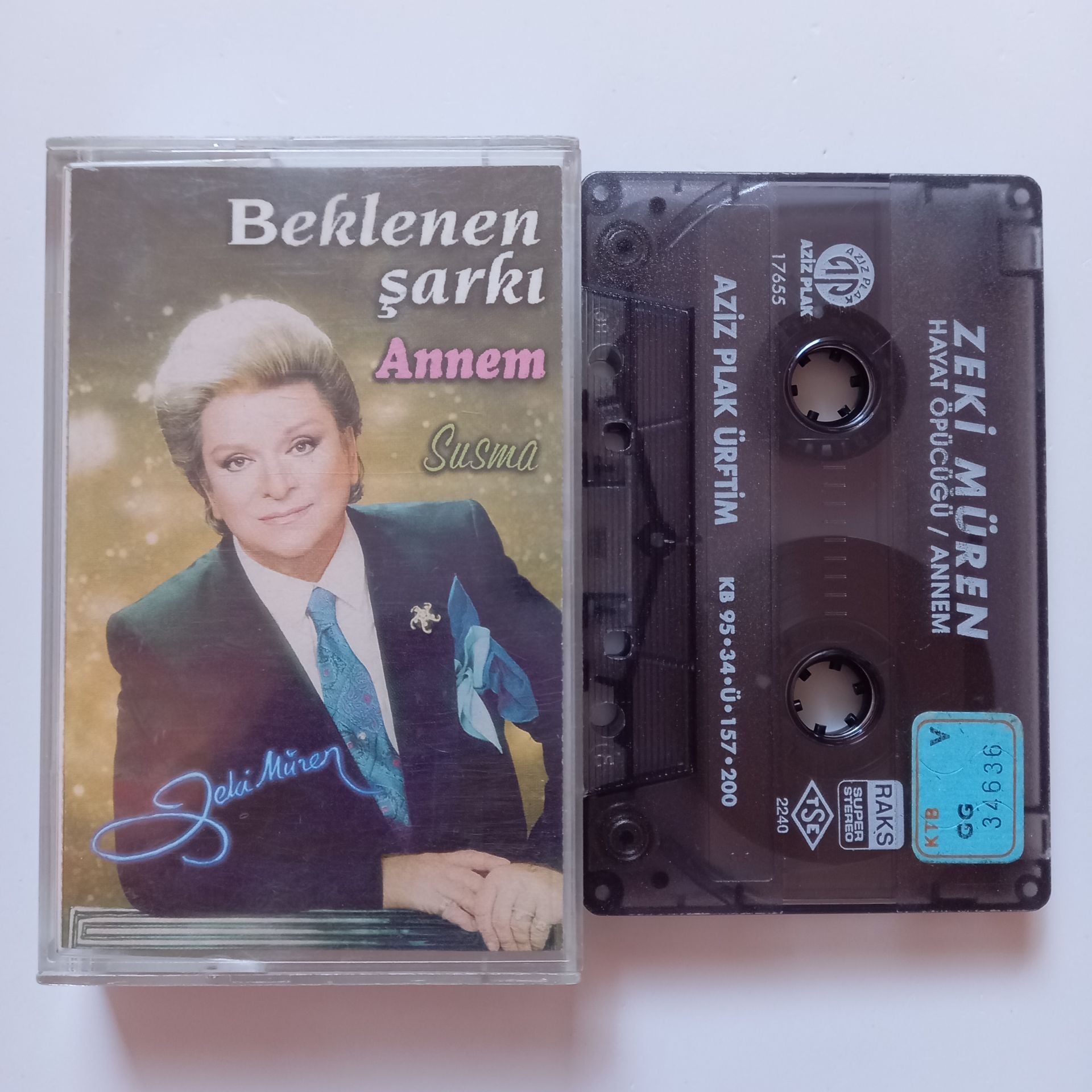 ZEKİ MÜREN - BEKLENEN ŞARKILAR / ANNEM / SUSMA (1995) - KASET 2.EL