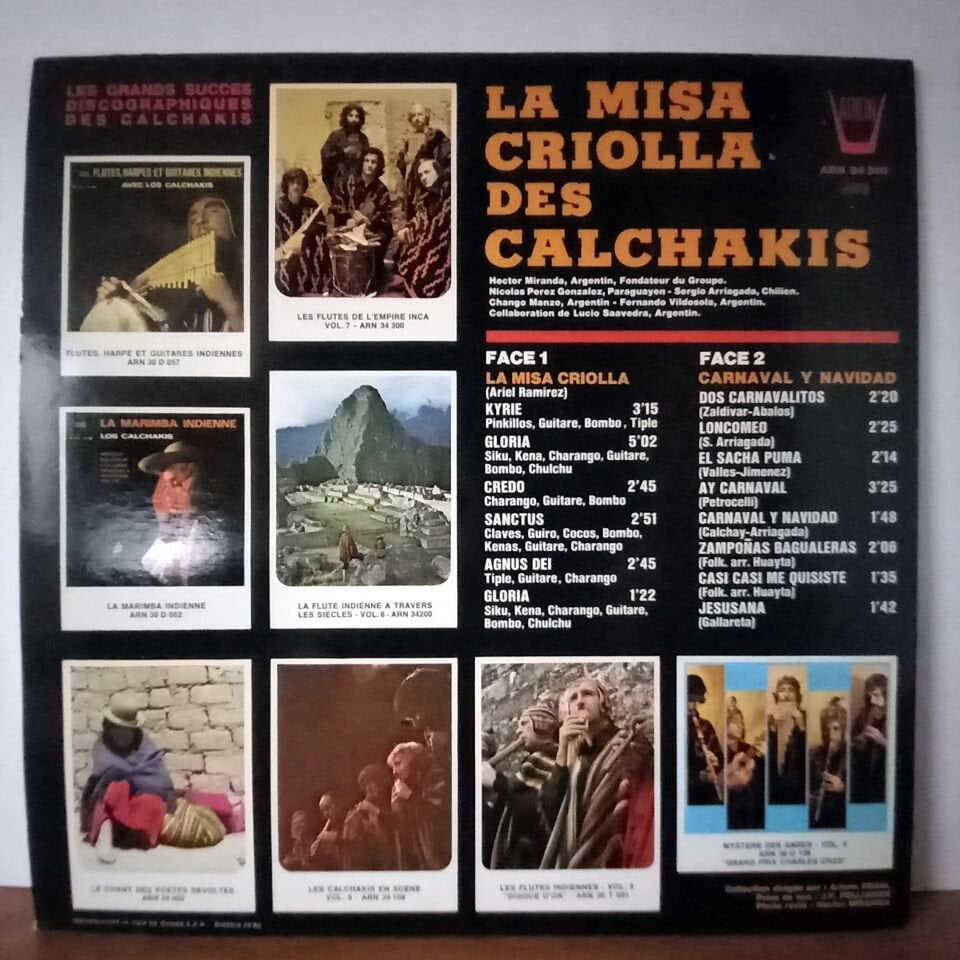 CALCHAKIS – LA MISA CRIOLLA DES CALCHAKIS (1975) - LP 2.EL PLAK