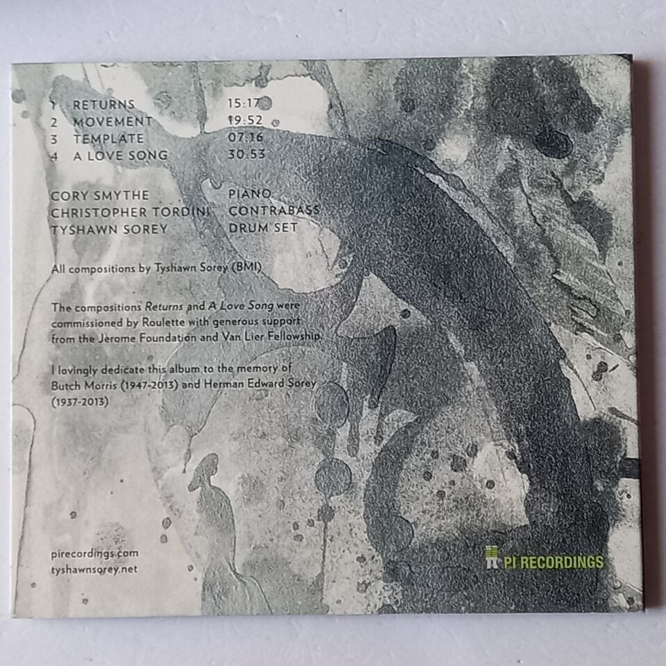 TYSHAWN SOREY – ALLOY (2014) - CD DIGIPAK 2.EL