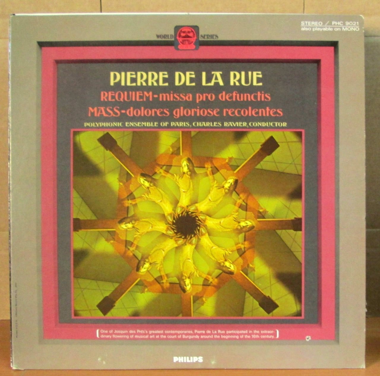 PIERRE DE LA RUE REQUIEM - MISSA DOLORES LP 2.EL