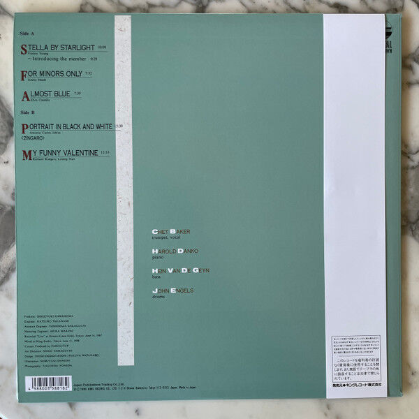 CHET BAKER - MEMORIES / IN TOKYO (1988) - LP 2026 REPRESS MADE IN JAPAN SIFIR PLAK