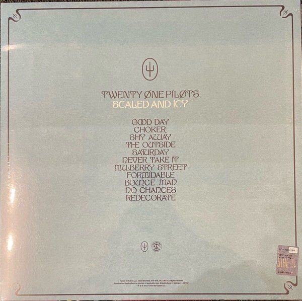 TWENTY ONE PILOTS - SCALED AND ICY (2021) - LP SIFIR PLAK