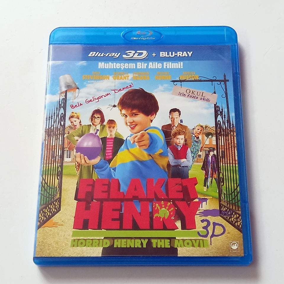 FELAKET HENRY / HORRID HENRY THE MOVIE - THEO STEVENSON, RICHARD E. GRANT, ANJELICA HUSTON - BLU-RAY 2.EL