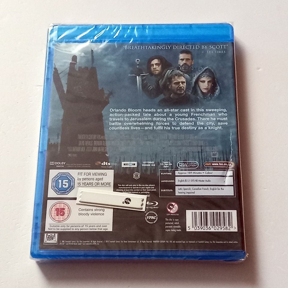 KINGDOM OF HEAVEN - ORLANDO BLOOM, EVA GREEN, JEREMY IRONS - YÖN.: RIDLEY SCOTT - BLU-RAY REGION B TÜRKÇE ALTYAZI YOKTUR SIFIR