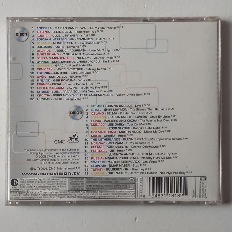 EUROVISION SONG CONTEST - KIEV 2005 (2005) - 2CD 2.EL
