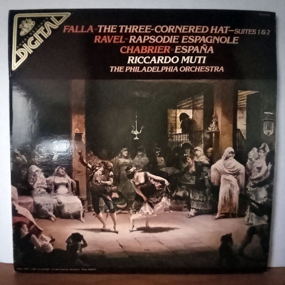 FALLA: THE THREE-CORNERED HAT-SUITES 1 & 2 / RAVEL: RAPSODIE ESPAGNOLE / CHABRIER: ESPANA / RICCARDO MUTI, THE PHILADELPHIA ORCHESTRA (1970) - LP 2.EL PLAK