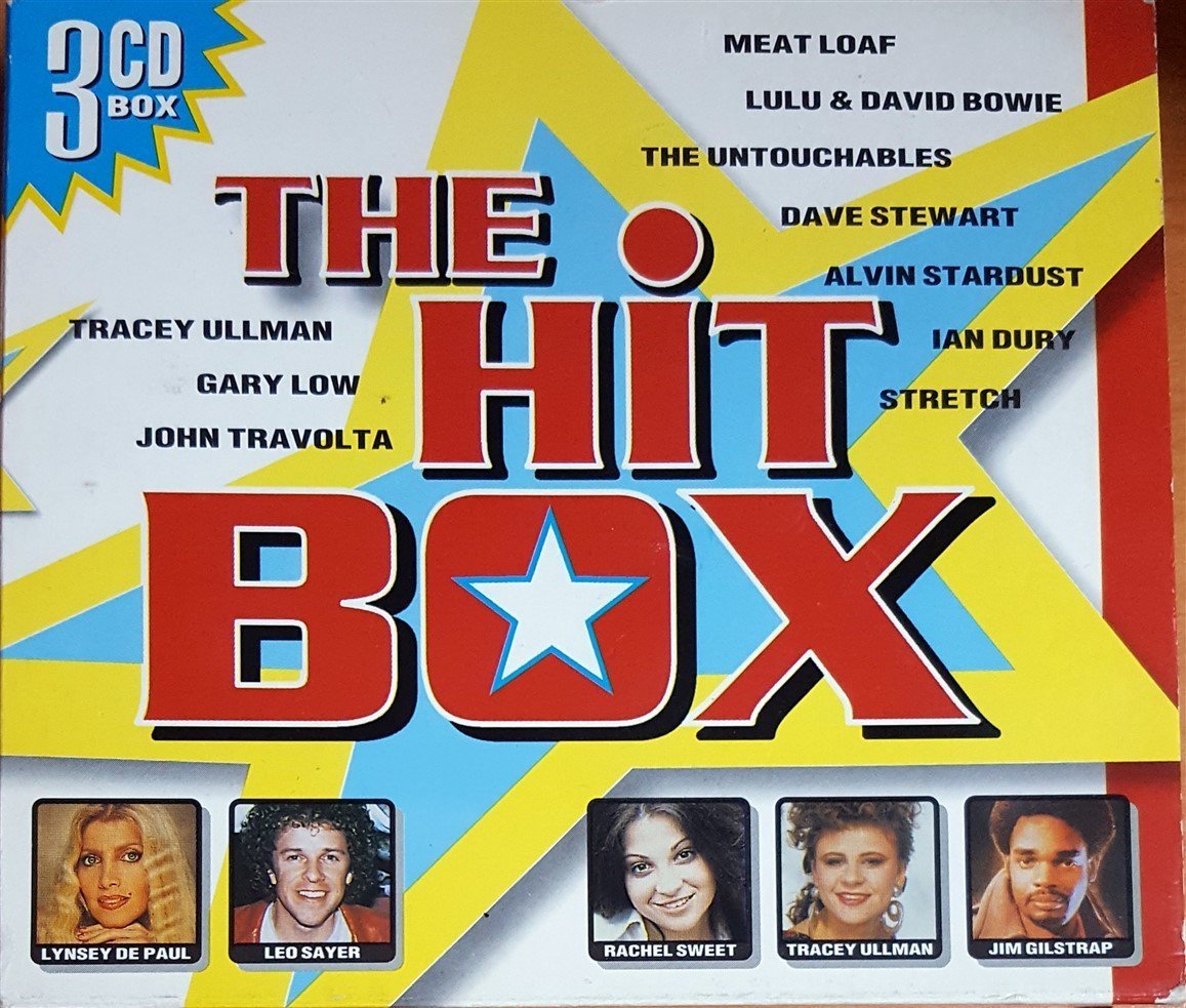 THE HIT BOX / MEAT LOAF, DAVID BOWIE, IAN DURY, GARY LOW, JOHN TRAVOLTA (1996) 3CD 2.EL