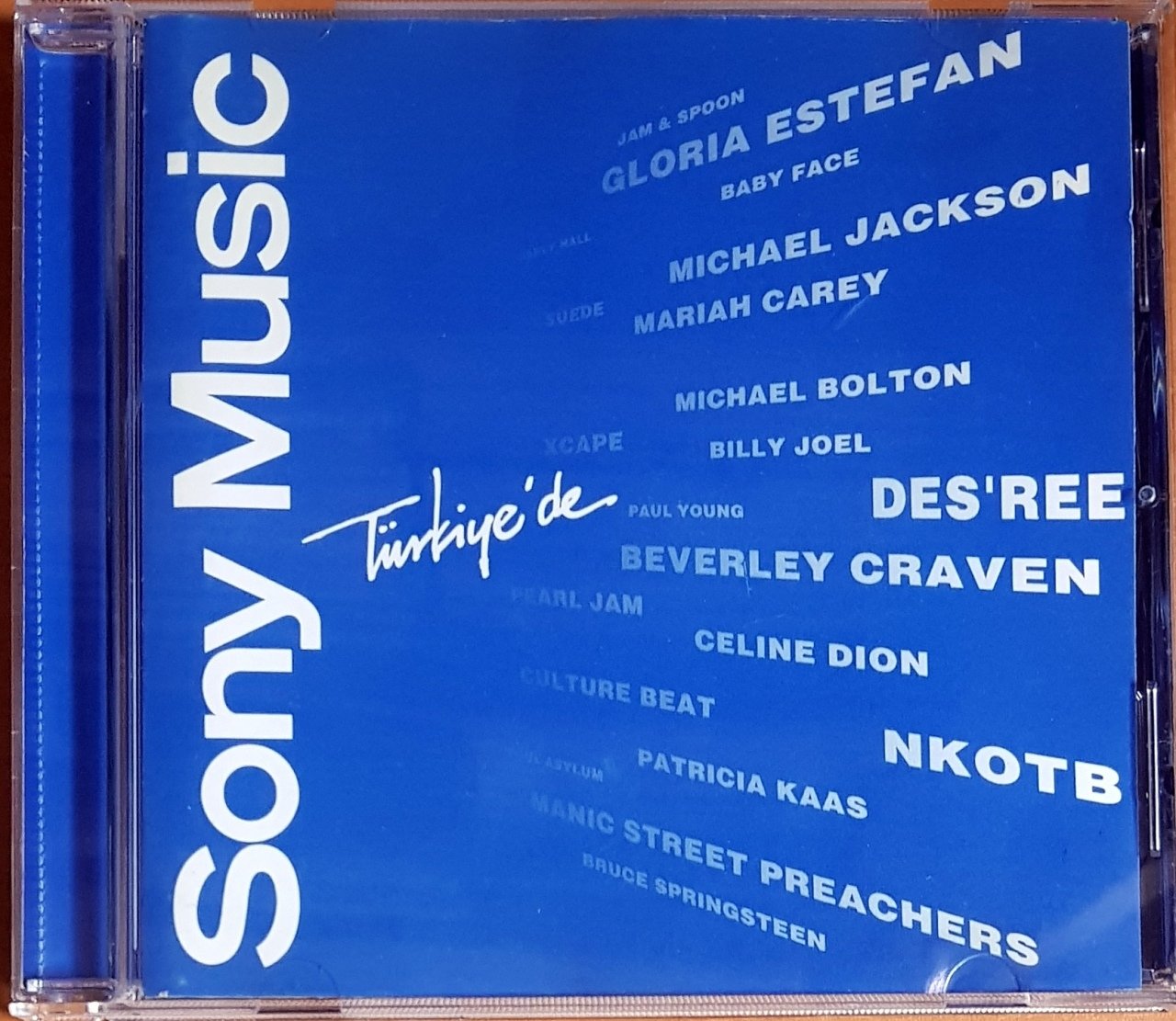 SONY MÜZİK TÜRKİYE'DE / CENK SÖKMEN, UFUK BİGAY, CELINE DION, BABAYFACE, MARIAH CAREY, SUEDE, PEARL JAM (1994) SONY MÜZİK PROMO CD 2.EL