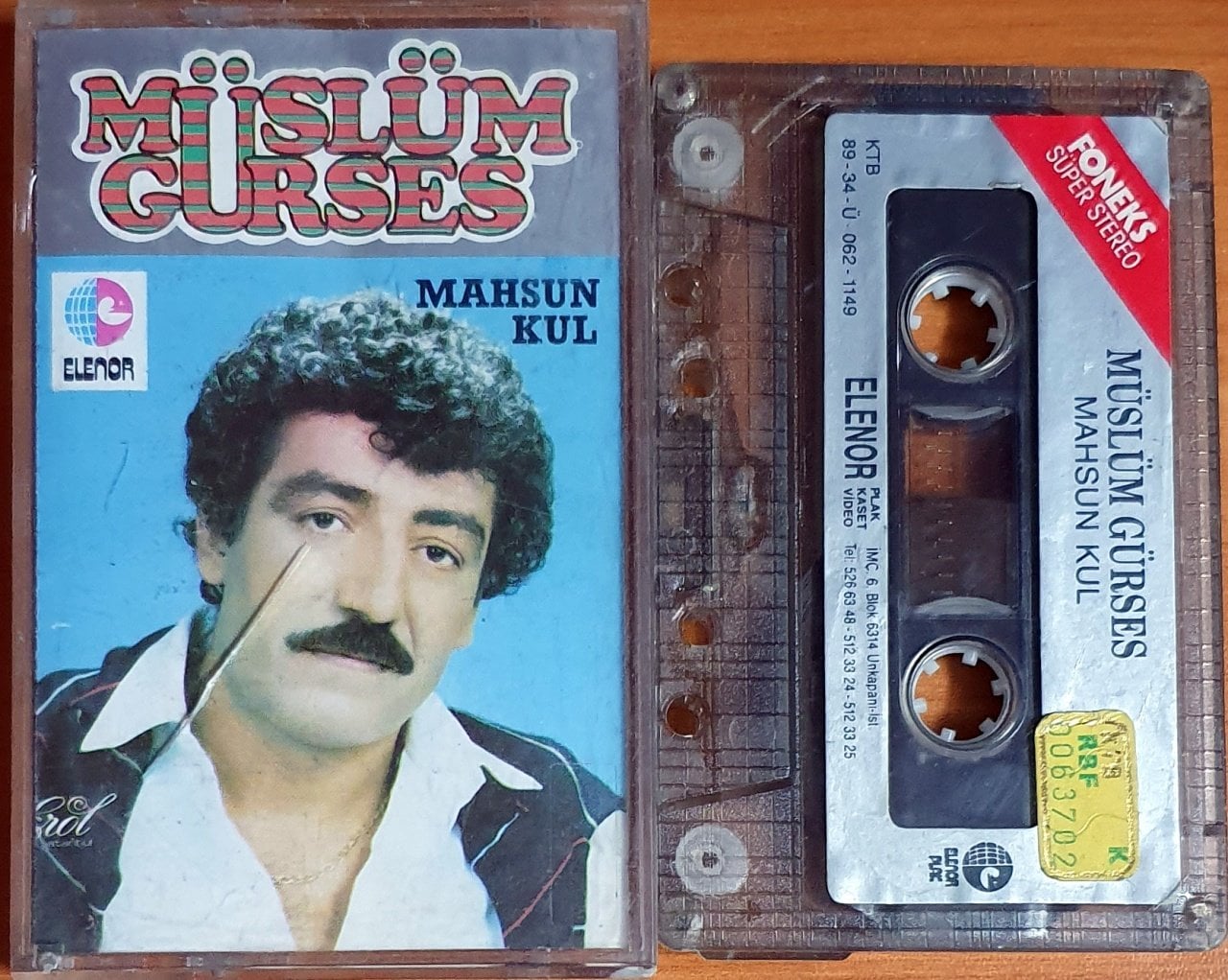 MÜSLÜM GÜRSES - MAHSUN KUL (1989) - KASET ELENOR 2.EL