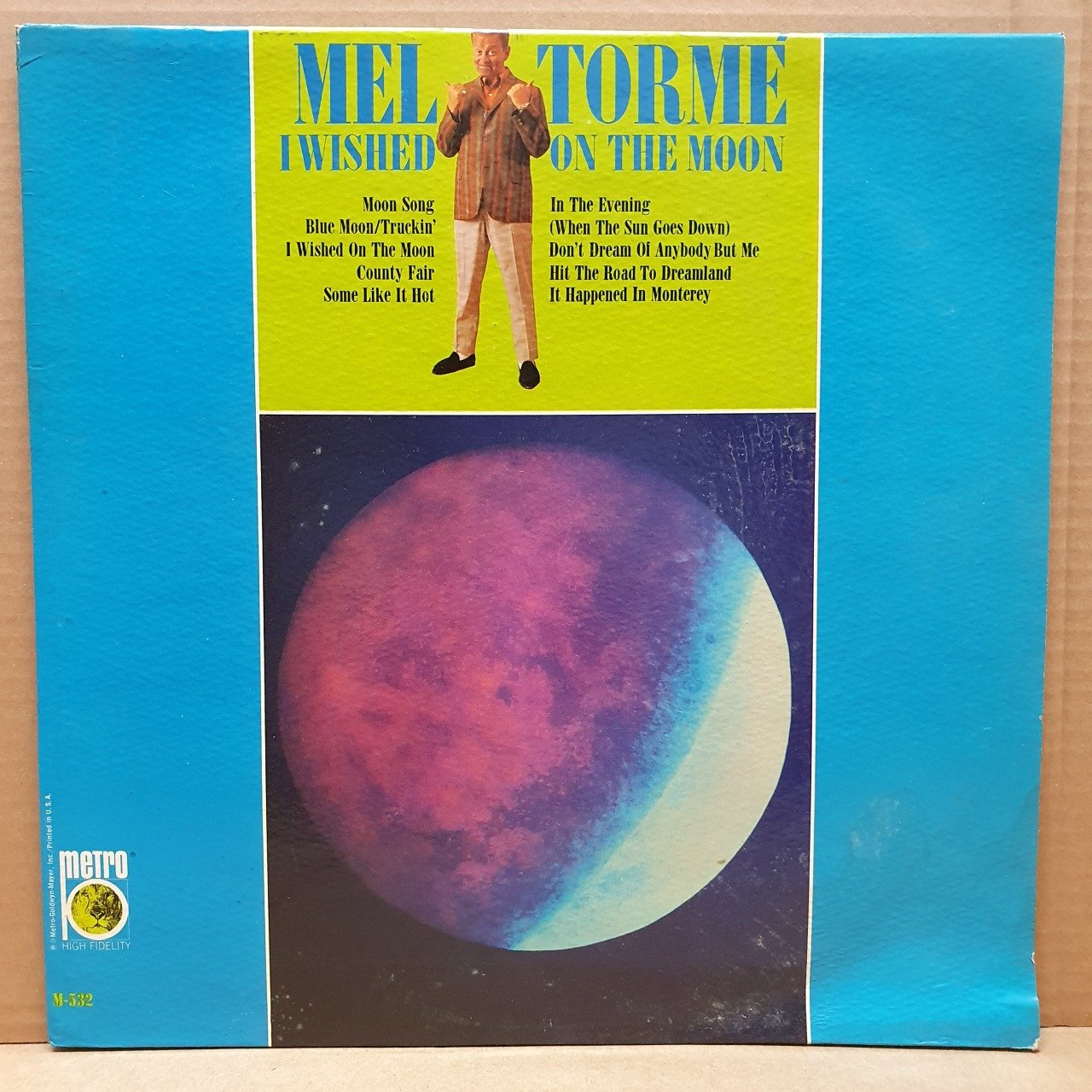 MEL TORME - I WISHED ON THE MOON (1965) - LP 2.EL PLAK