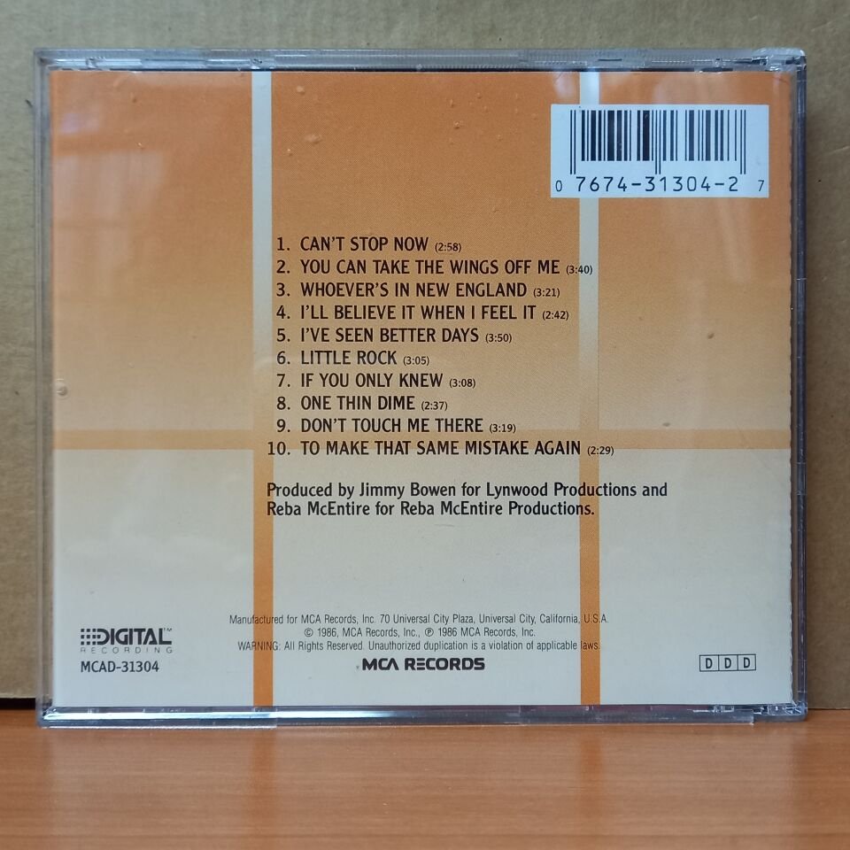 REBA MCENTIRE - WHOEVER'S IN NEW ENGLAND - CD 2.EL