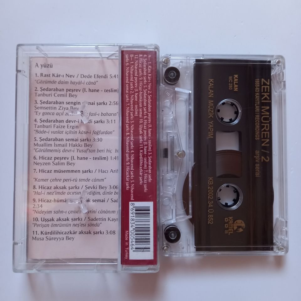 ZEKİ MÜREN - 1955-63 KAYITLARI / 2 (2002) - KASET 2.EL