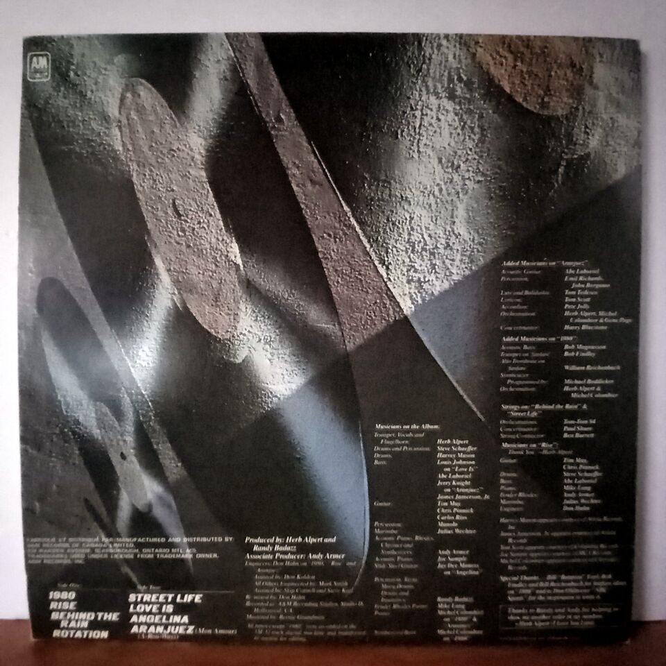 HERB ALPERT – RISE (1979) - LP 2.EL PLAK