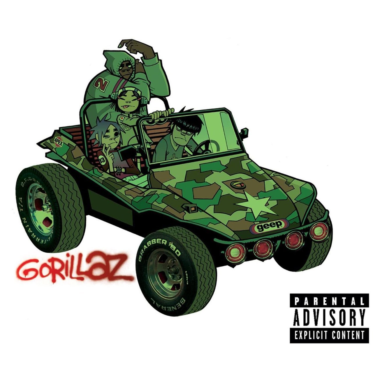 GORILLAZ - GORILLAZ (2001) - 2LP 2015 EDITION SIFIR PLAK