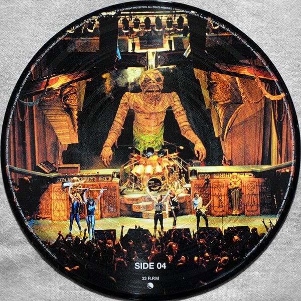 IRON MAIDEN - SOMEWHERE BACK IN TIME (2008) - 2xLP LTD EDITION PICTURE DISC 180GR SIFIR PLAK