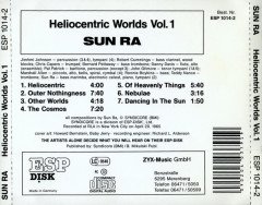 SUN RA - HELIOCENTRIC WORLDS VOL1 (1965) - CD 1992 2.EL