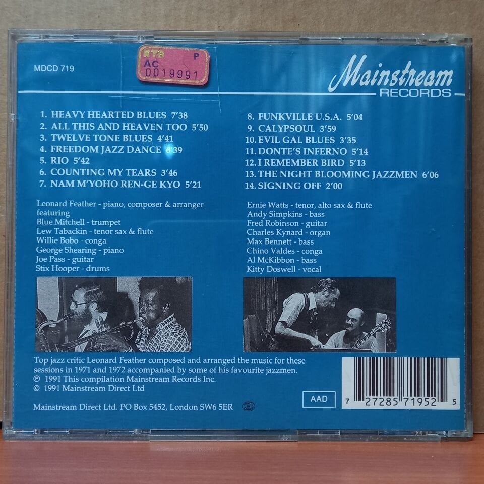 LEONARD FEATHER ALL STARS – NIGHT BLOOMING (1991) - CD 2.EL