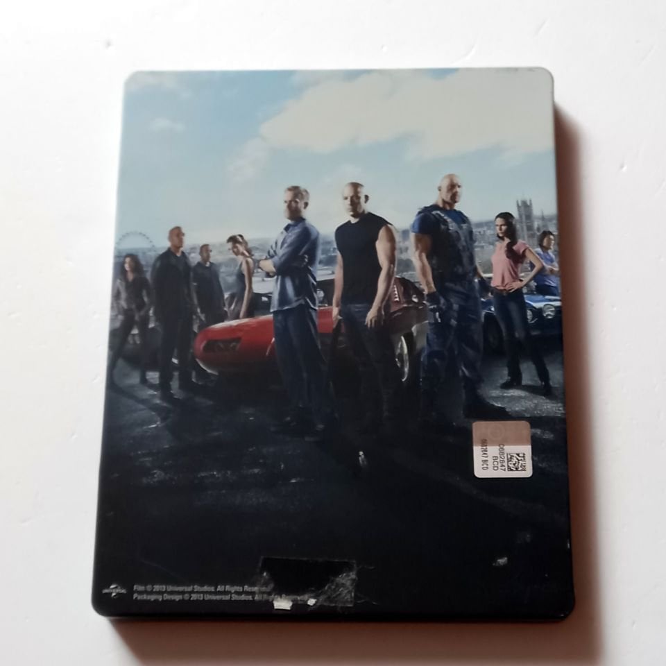 FAST & FURIOUS 6 - VIN DIESEL, PAUL WALKER, DWAYNE JOHNSON  - YÖN.: JUSTIN LIN - BLU-RAY STEELBOOK METAL KUTU 2.EL
