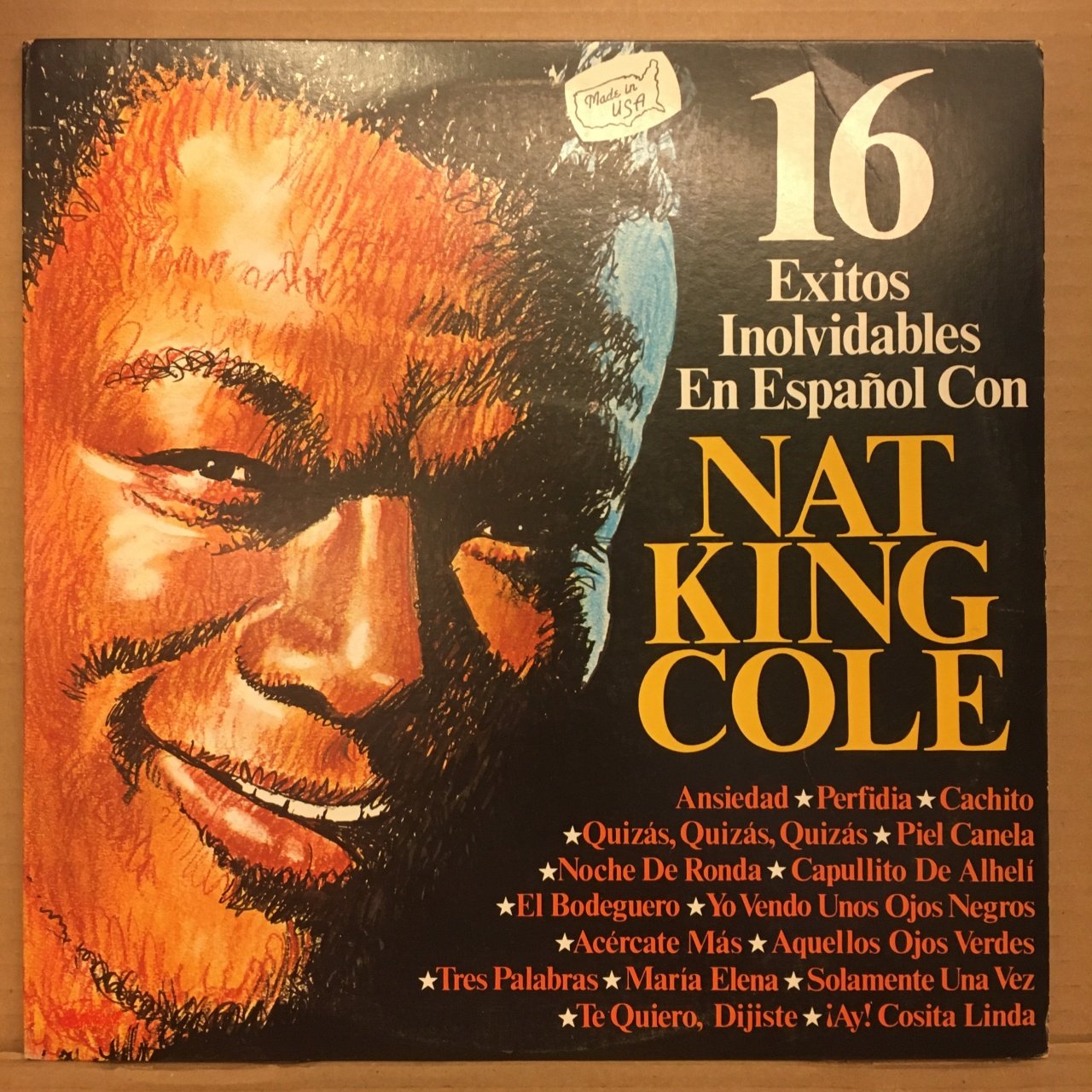 NAT KING COLE - 16 EXITOS INOLVIDABLES EN ESPANOL 1983 2.EL PLAK